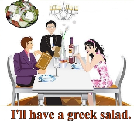 A greek salad
